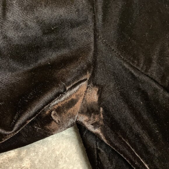 Vtg Stage Accents Women Dark Romantic Whimisgoth Fairy Grunge Velvet Dress 10 - Picture 10 of 12